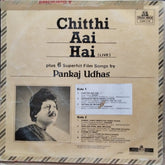 Pankaj Udhas - Chitthi Aai Hai (Live) Plus 6 SuperHit Film Songs By Pankaj Udhas (Vinyl)